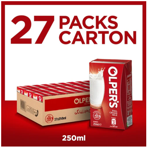 Olpers Milk 250ml - 27pcs Carton