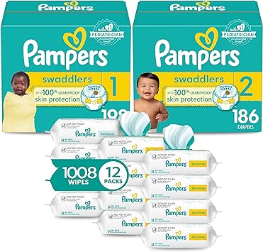 Pampers Mainline Taped Diapers (Size 2 Small, 35 Pcs)